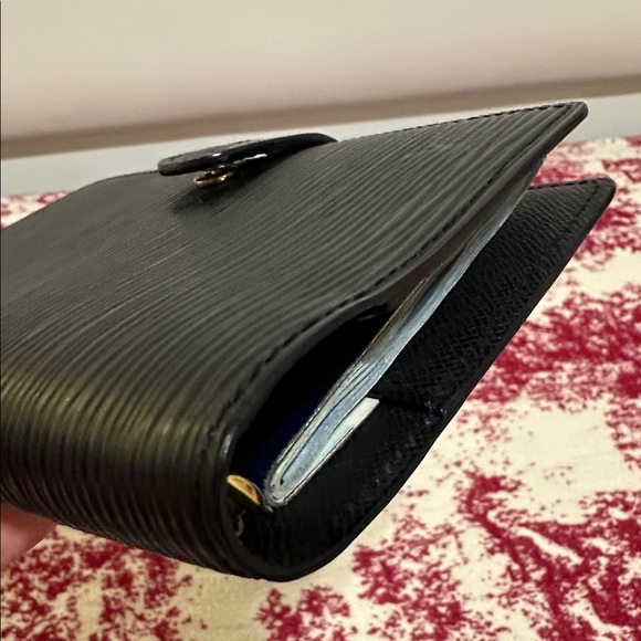Louis Vuitton Black Leather Passport Cover/Agenda PM - Picture 6 of 15